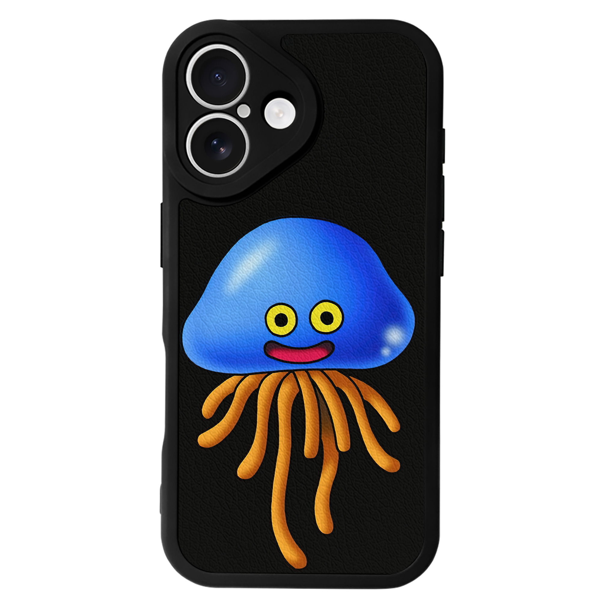 （画像用） ドラゴンクエスト Doragon Kuesuto Dragon Quest 【iPhone 16シリーズ対応】シリコンスマホケース（レザー調） 材質：シリコン